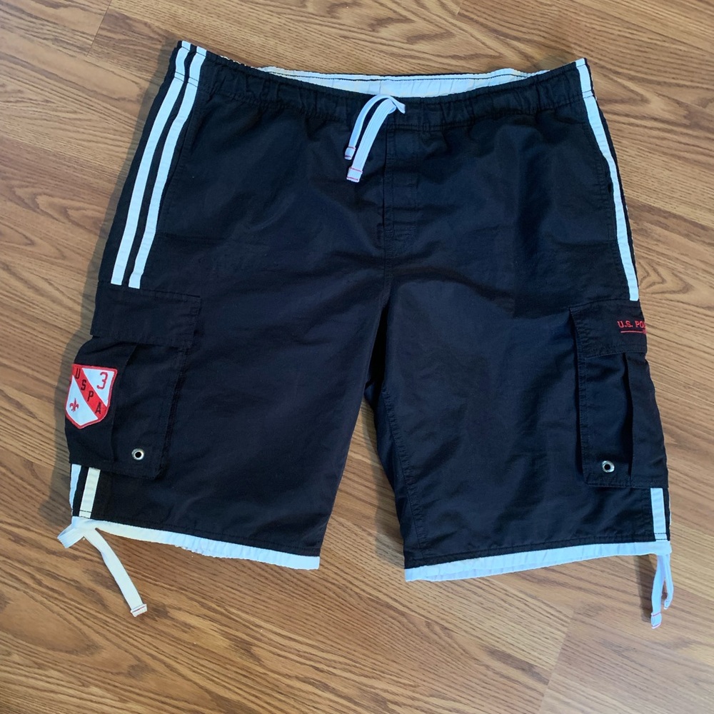 U.S. Polo swim shorts. Black. Size XL